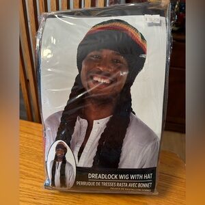 NEW Dreadlock Wig with Hat